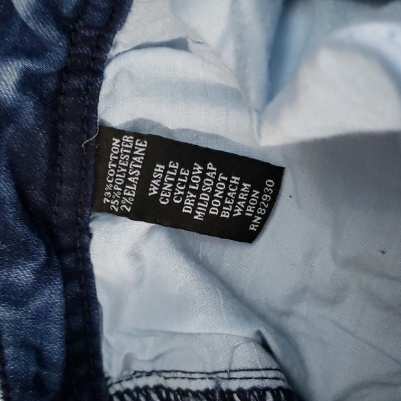 NWT Soho Babe Juniors Distressed Moto Jeans Size 11 - Picture 7 of 10